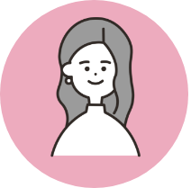 お客様の声：女性のシンプルなイラストアイコン。出雲・米子の成人振袖・成人袴のレンタル